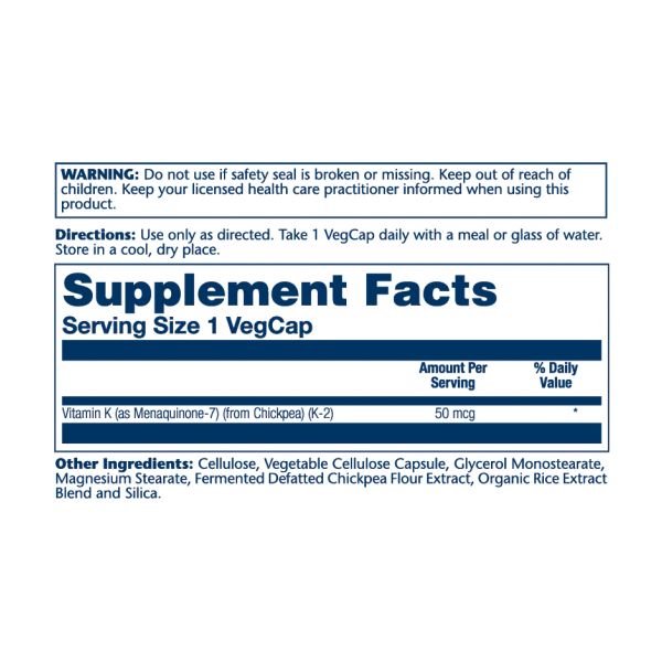 Vitamin K-2 MK-7 50mcg - 30 капсул