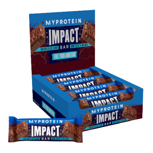 Impact Protein Bar Dark Chocolate Sea Salt - 12x64 гр