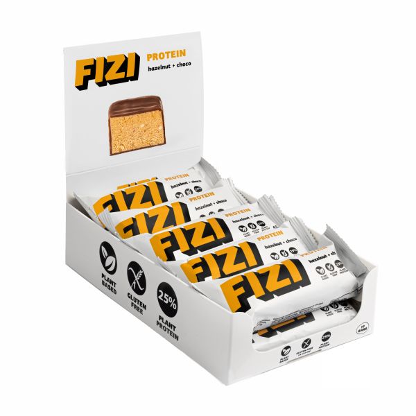 FIZI Protein Bar Hazelnut-Choco - 10х45 гр