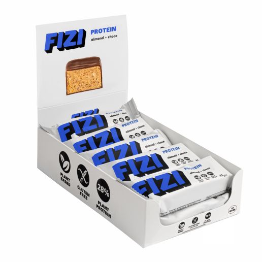 FIZI Protein Bar Almond-Choco - 10х45 гр