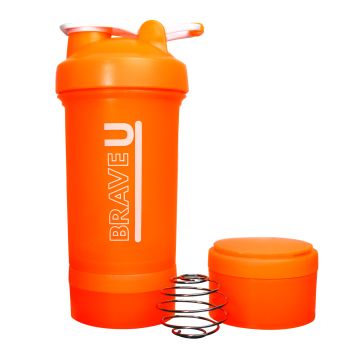 Shaker with containers 3 в 1 Orange - 600 мл