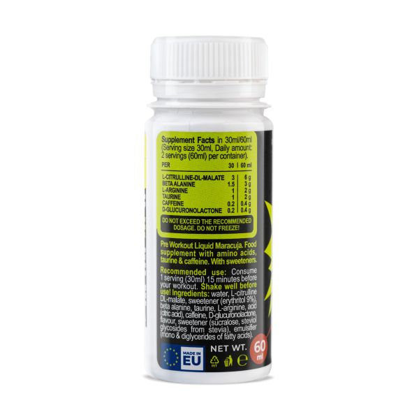Adrenaline Liquid Shot Maracuja - 60 мл