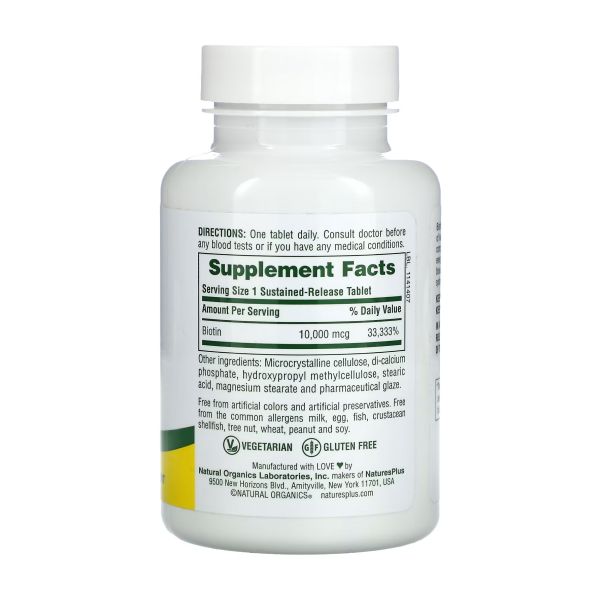 Biotin 10000 мкг. - 90 таб.