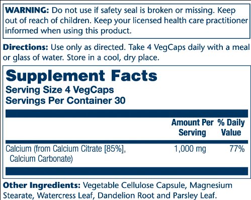 Calcium Citrate 1000mg - 120 капсул