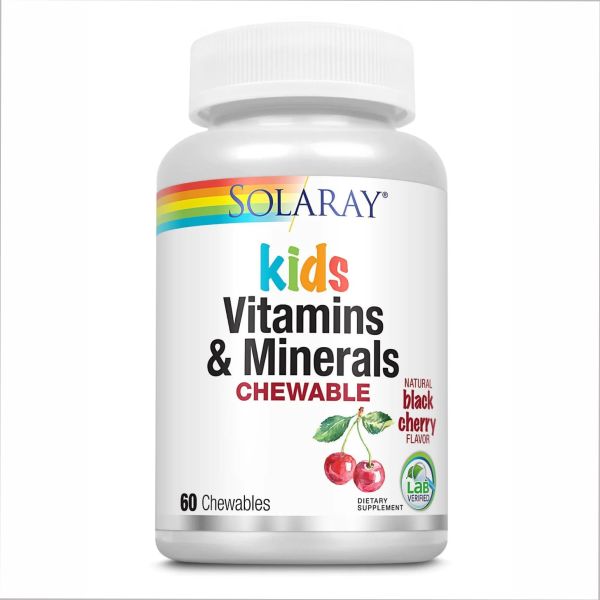 Children's Vitamins & Minerals Chewable Black Cherry - 60 жувальних таблеток