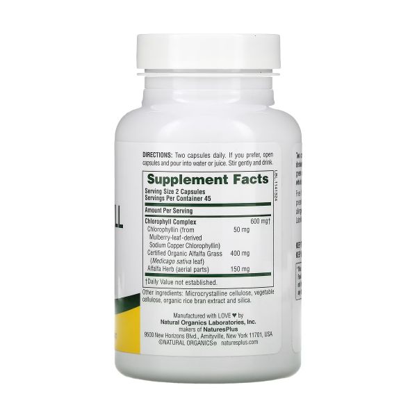 Chlorophyll 600 мг. - 90 вег. капсул