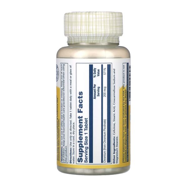 Chromium Picolinate 200mcg - 100 таблеток