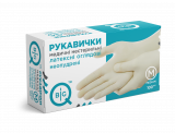 Перчатки медицинские нестерильные латексные смотровые неопудренные BigQ, M, 100 шт
