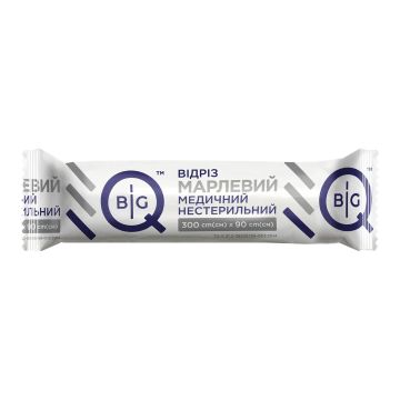 Отрез марлевый нестерильный медицинский BigQ 300 см х 90 см, ролик, тип 17