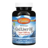 Cod Liver Oil Super 1000mg - 100 мягких капсул