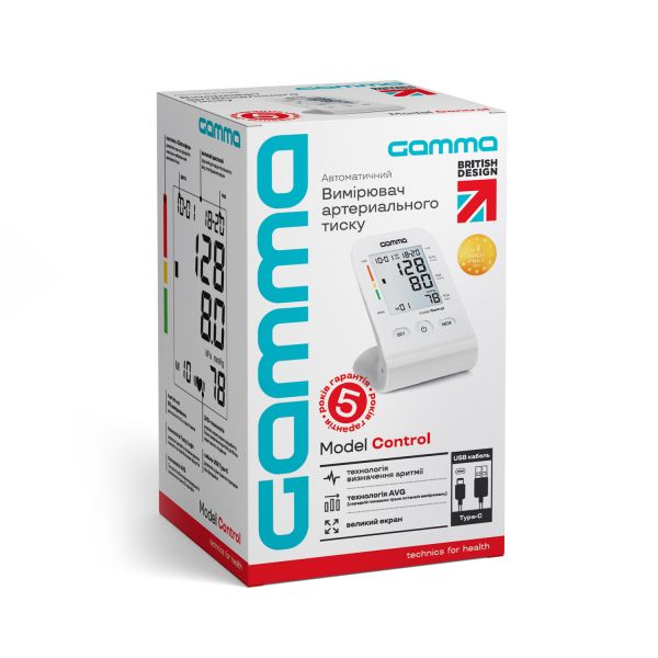 Автоматический тонометр Gamma Control 4Gen Type-C