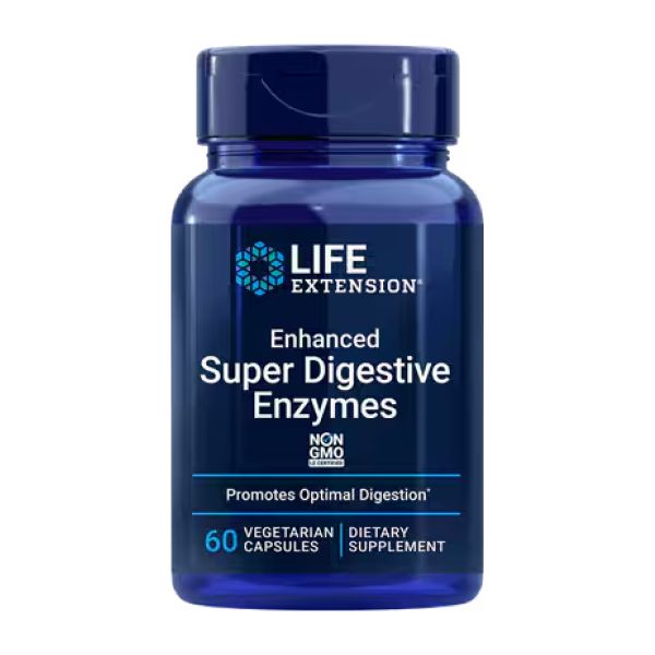 Enhanced Super Digestive Enzymes - 60 вег. капсул