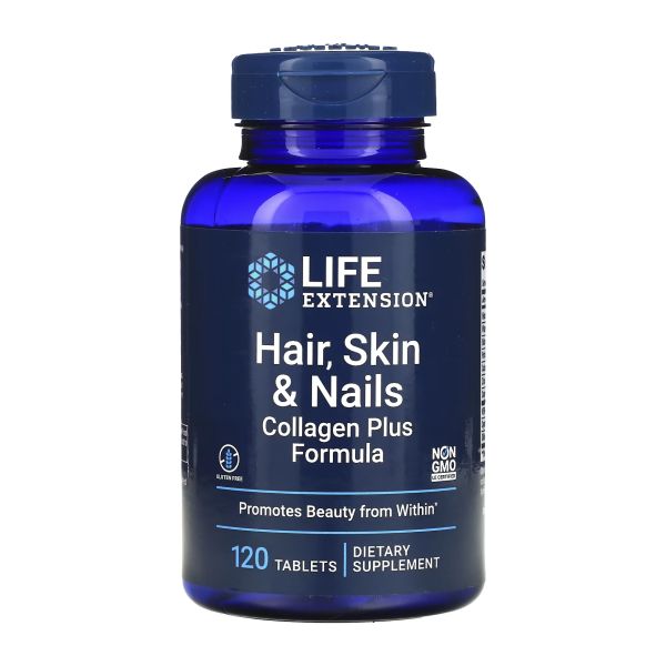 Hair, Skin & Nails Collagen Plus Formula - 120 таб.