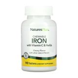 Iron 27 mg with Vitamin C Herbs - 90 таб.