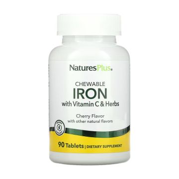 Iron 27 mg with Vitamin C Herbs - 90 таб.