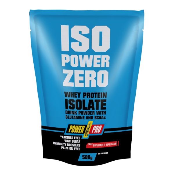 ISO Power Zero Strawberry With Cream - 500 гр
