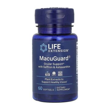 MacuGuard® Ocular Support with Saffron & Astaxanthin - 60 мяг. капсул