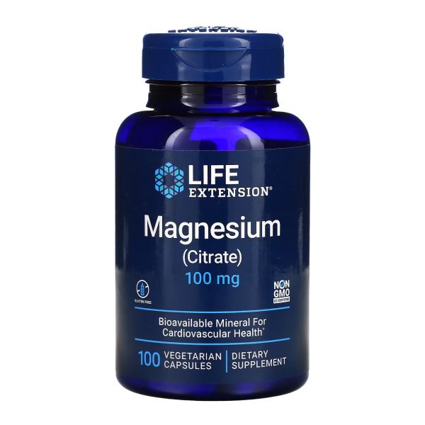 Magnesium (Citrate) 100 мг. - 100 вег. капсул