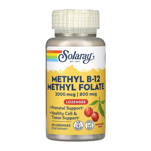 Methyl B-12 & Methyl Folate - 60 леденцов