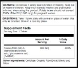 Methyl Folate 800mcg - 90 таблеток