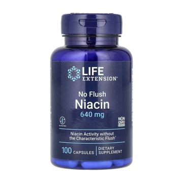 No Flush Niacin 640 мг. - 100 капсул