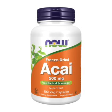 Сублимированные ягоды асаи / ACAI 500 мг NOW