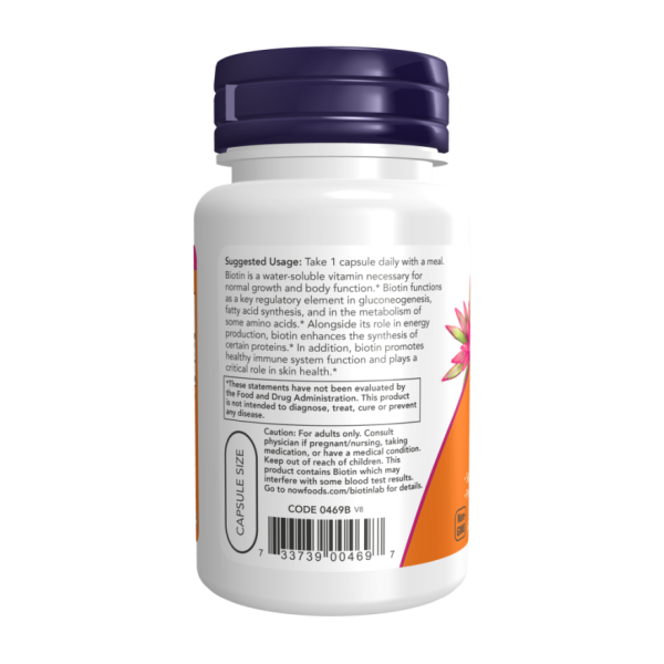 Біотин / Biotin 1000 мкг NOW