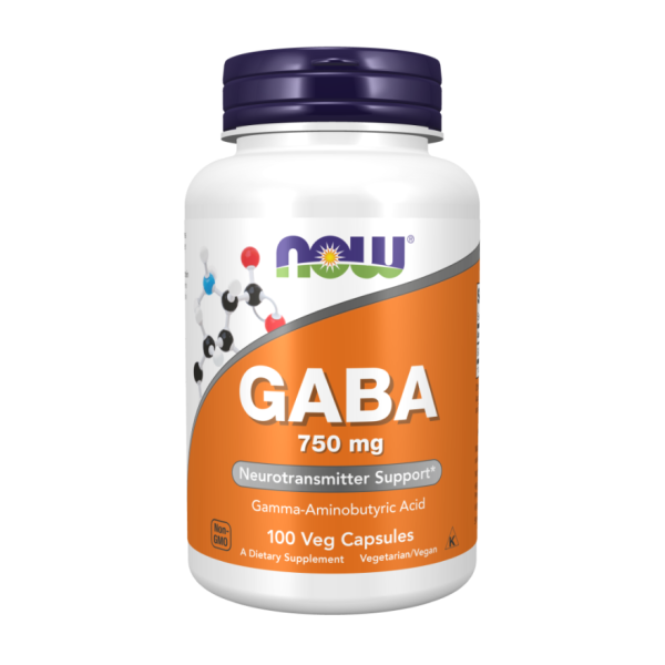 ГАБА / GABA 750 мг №100 NOW