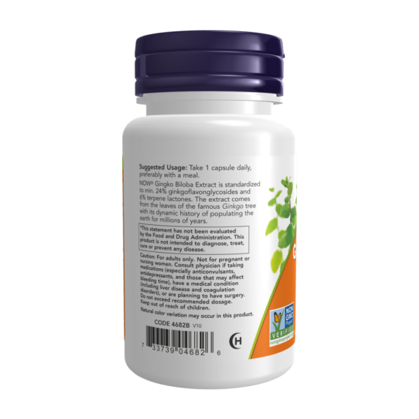 Гинкго Билоба / Ginkgo Biloba 120 мг NOW