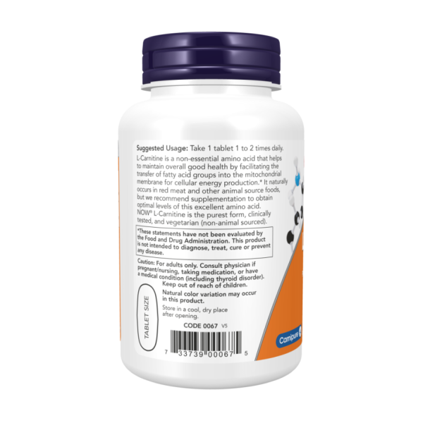 L-карнітин / L-carnitine 1000 мг NOW