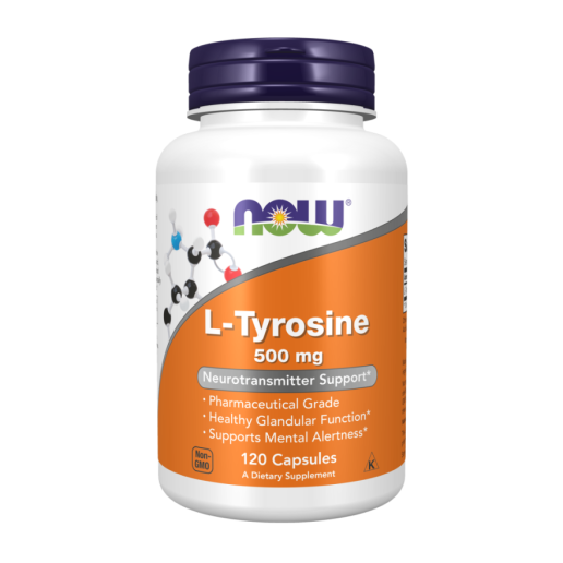 L-тірозин / L-Tyrosine 500 мг №120 NOW