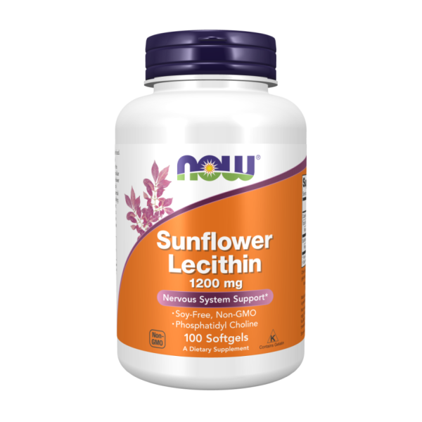 Лецитин соняшника / Sunflower Lecithin 1200 мг №30 NOW