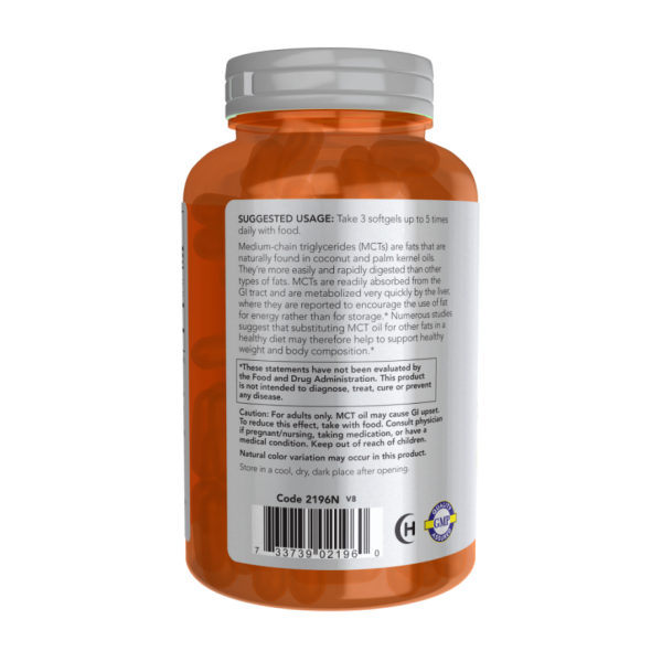 Масло MCT / MCT Oil 1000 мг №150 NOW