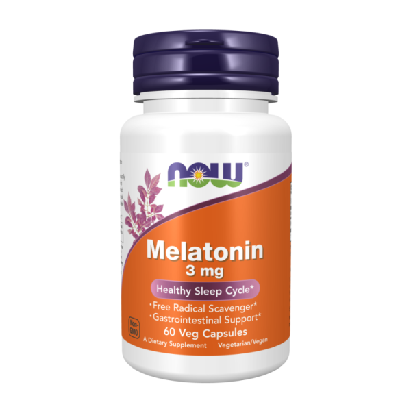 NOW MELATONIN / МЕЛАТОНИН 3 мг в капсулах
