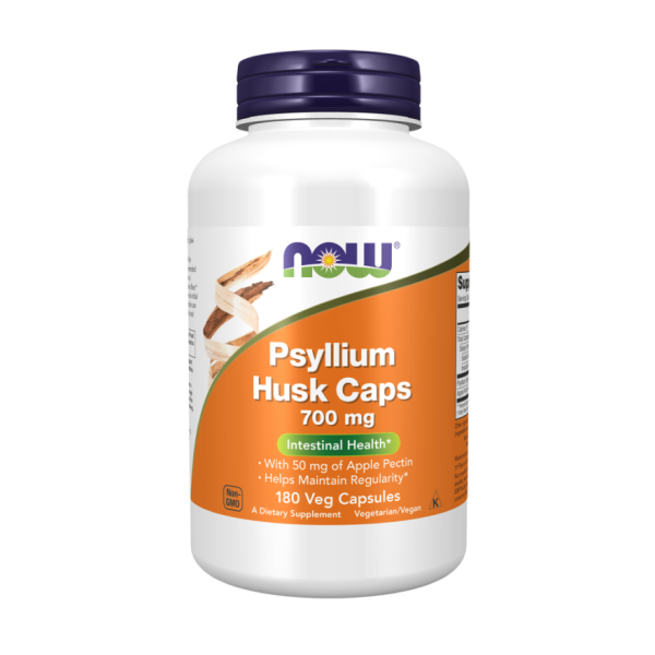 Шелуха семян подорожника / Psyllium Husk Caps 700 мг NOW