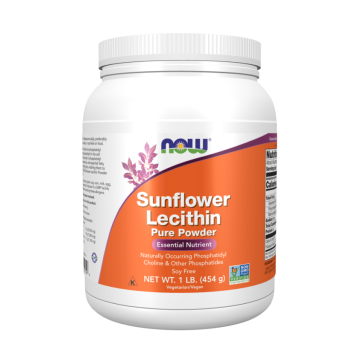 Лецітин соняшника порошок / Sunflower Lecithin 454 г NOW