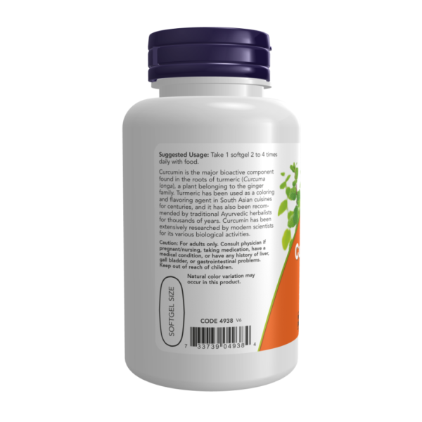 Куркумин в мягких капсулах / Curcumin softgels NOW