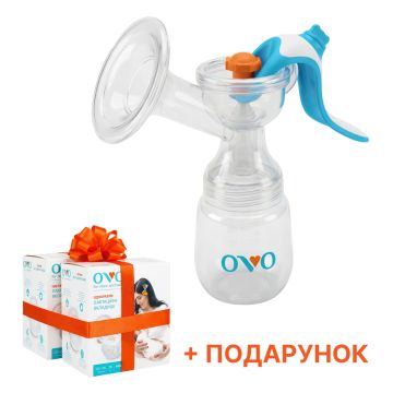 Молоковідсмоктувач OVO GM30 + Лактаційні вкладиші OVO 2 уп. у подарунок