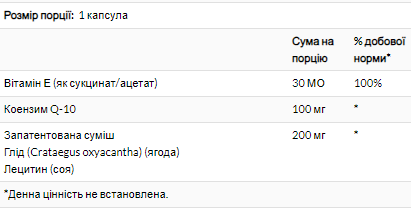 Pure CoQ10 30mg - 60 капсул