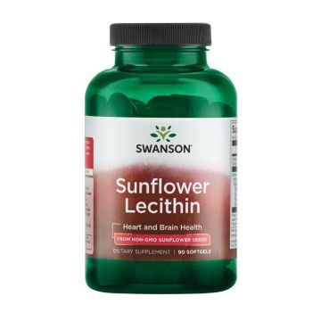 Sunflower Lecithin from Non-Gmo Sunflower Seeds 1200mg - 90 мягких капсул