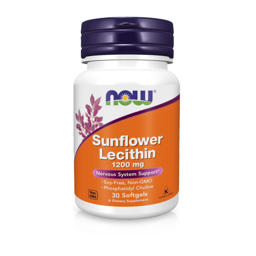 Лецитин соняшника / Sunflower Lecithin 1200 мг №30 NOW