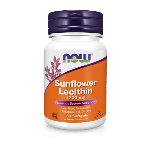 Лецитин соняшника / Sunflower Lecithin 1200 мг №30 NOW