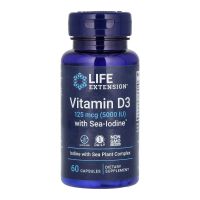 Vit D3 with Sea-Iodine™ 125 mcg (5000 IU) - 60 капсул
