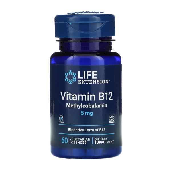 Vitamin B12 Methylcobalamin 5 мг. - 60 вег. пастилок