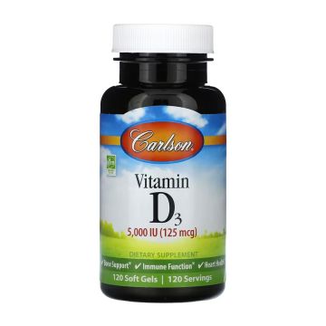 Vitamin D 5000 IU - 120 мяг. капсул
