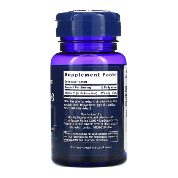 Vitamin D3 125 mcg (5000 IU) - 60 м’яких капсул