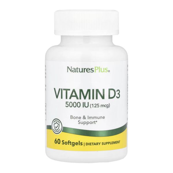 Vitamin D3 5000 IU - 60 мяг. капсул