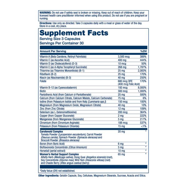 Women's Golden Multi-Vitamin - 90 капсул
