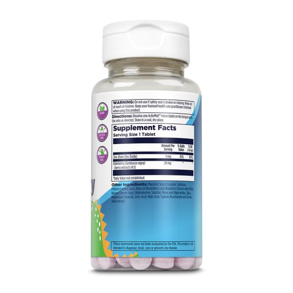 Zinc Elderberry 5mg Berry - 90 таблеток